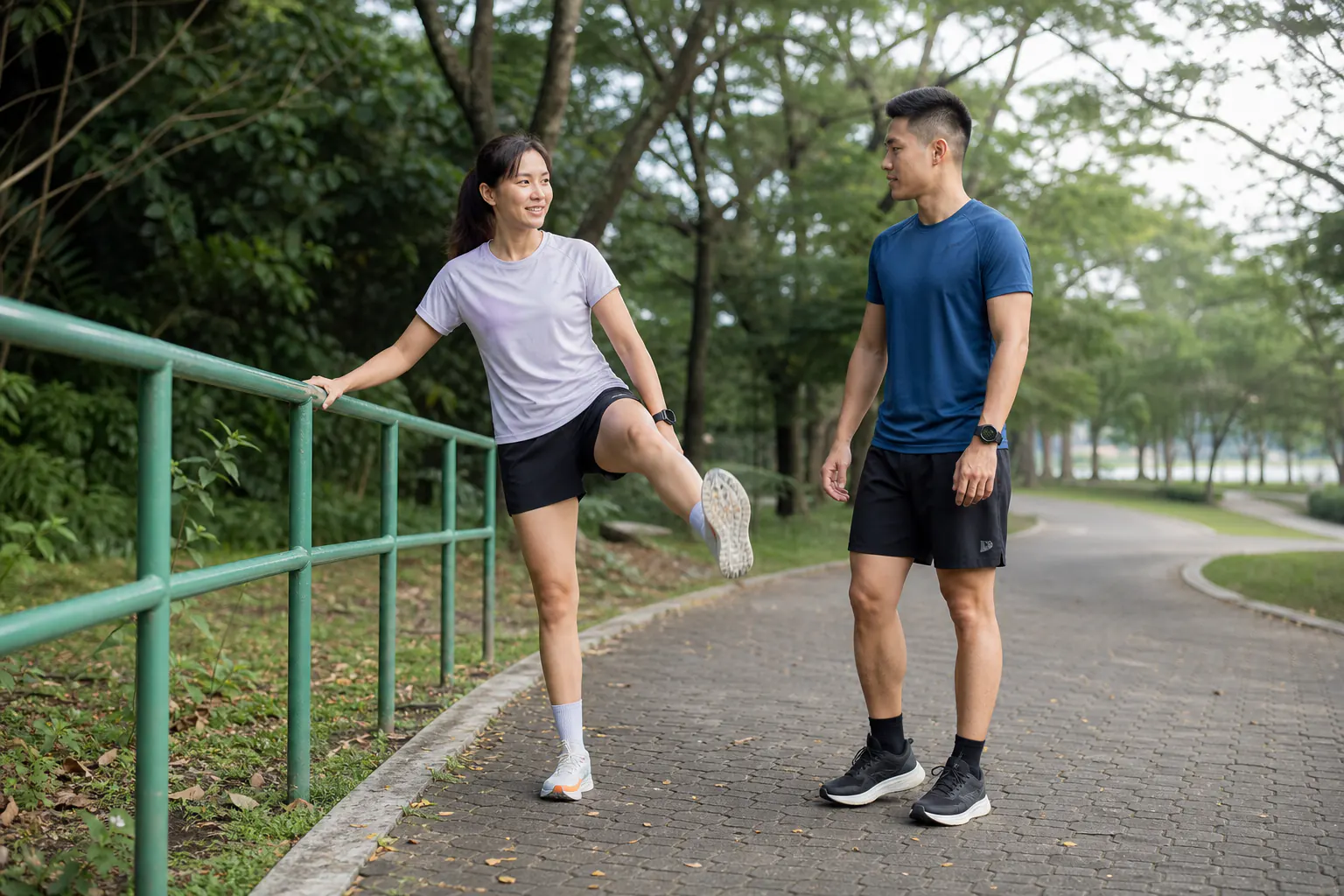 Recreational endurance training with a coach