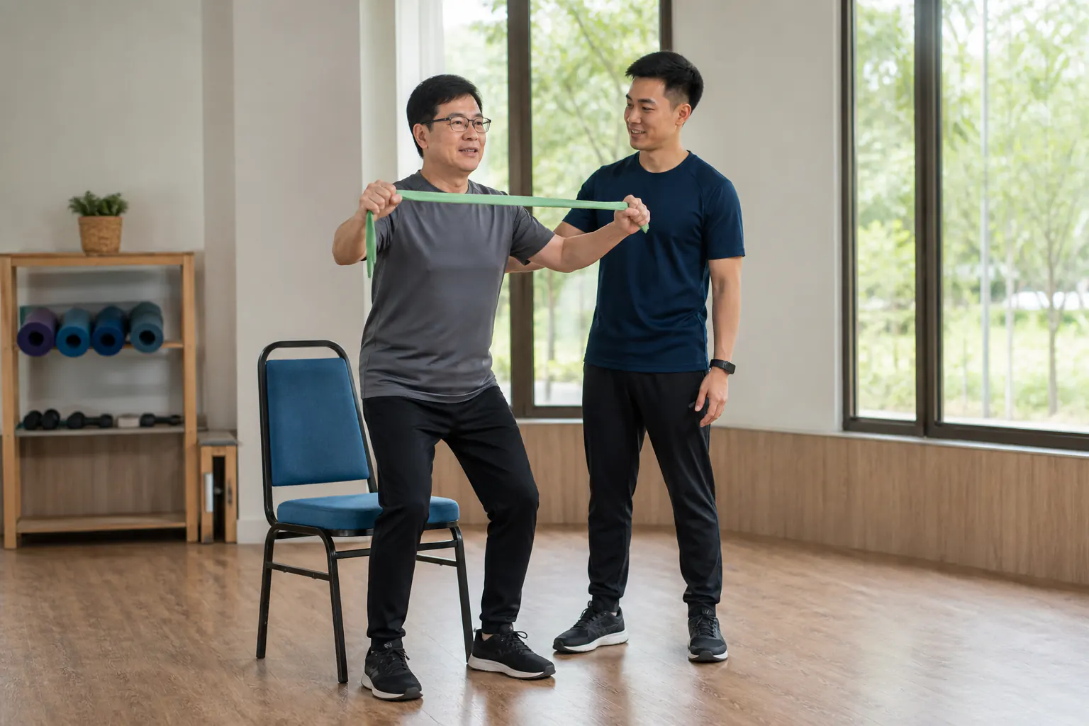 Gentle resistance exercise for general wellbeing