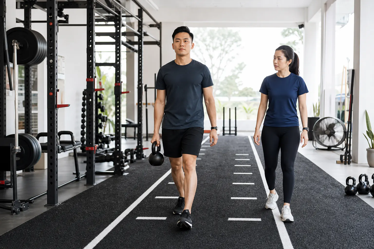Functional kettlebell carry coaching