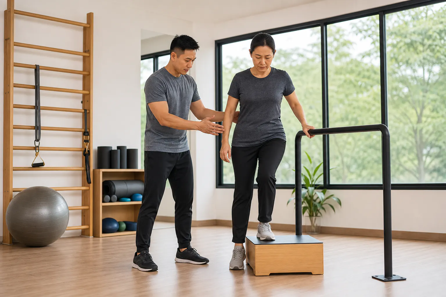 Careful return to gentle strength exercise