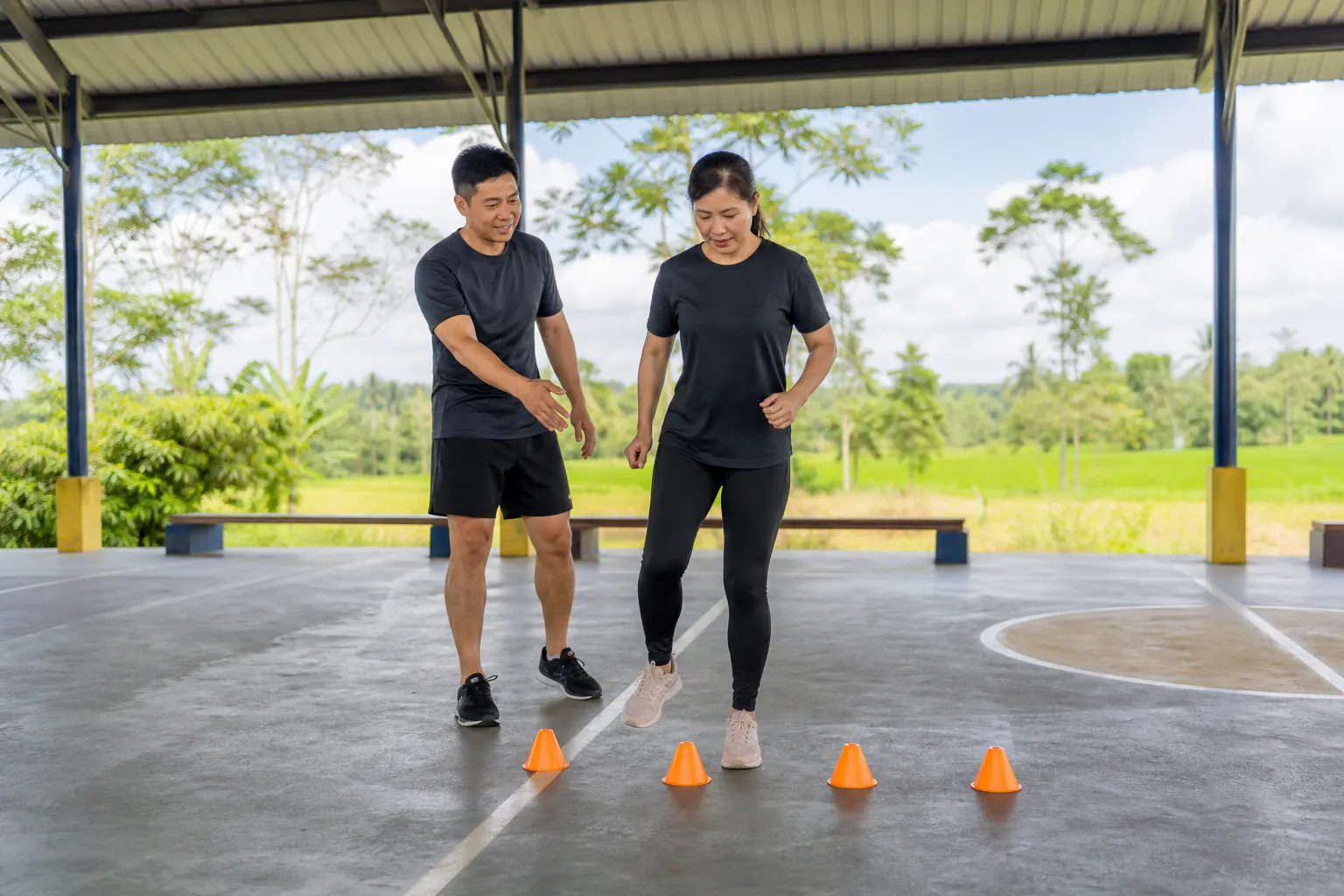 Illustrative outdoor training scene for Perlis